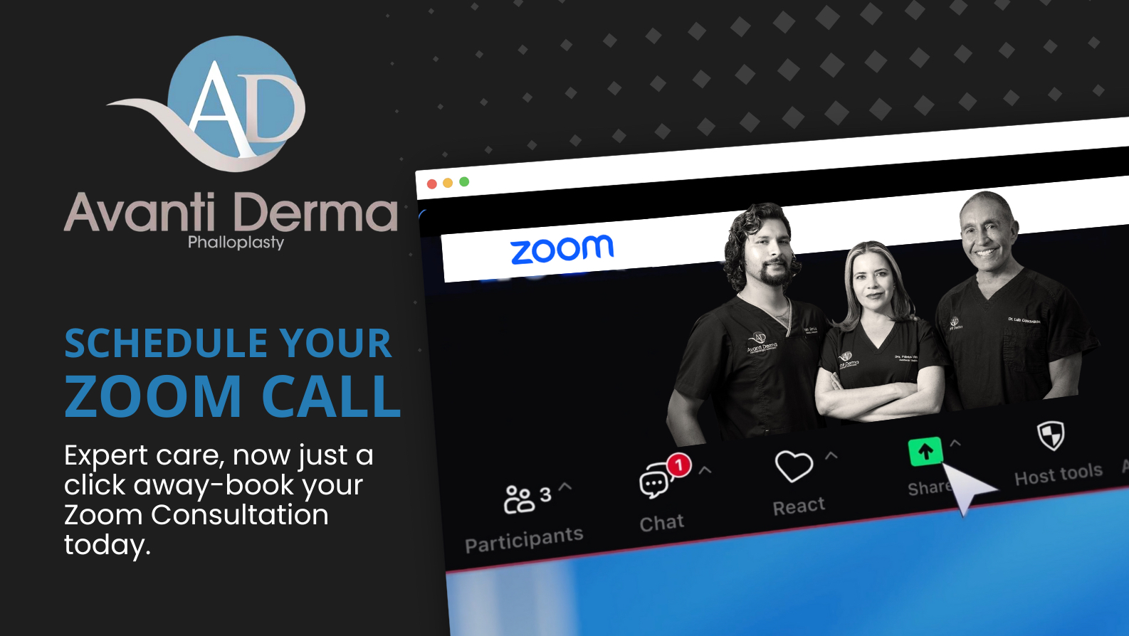 Avanti Derma - Schedule Zoom Call